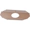 Ekena Millwork Chrysler Wood Fretwork Pierced Ceiling Medallion, Wood (Paint Grade), 30"W x 15"H x 7 7/8"ID x 3/8"T CMWP30X15X0375CSMF - alternate 5